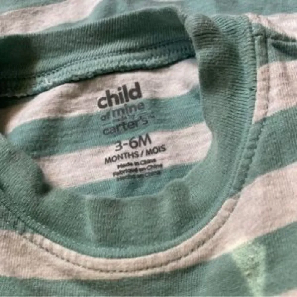 CARTERS Child of Mine Frog Summer Play One Piece Romper Unisex 3 to 6 Months